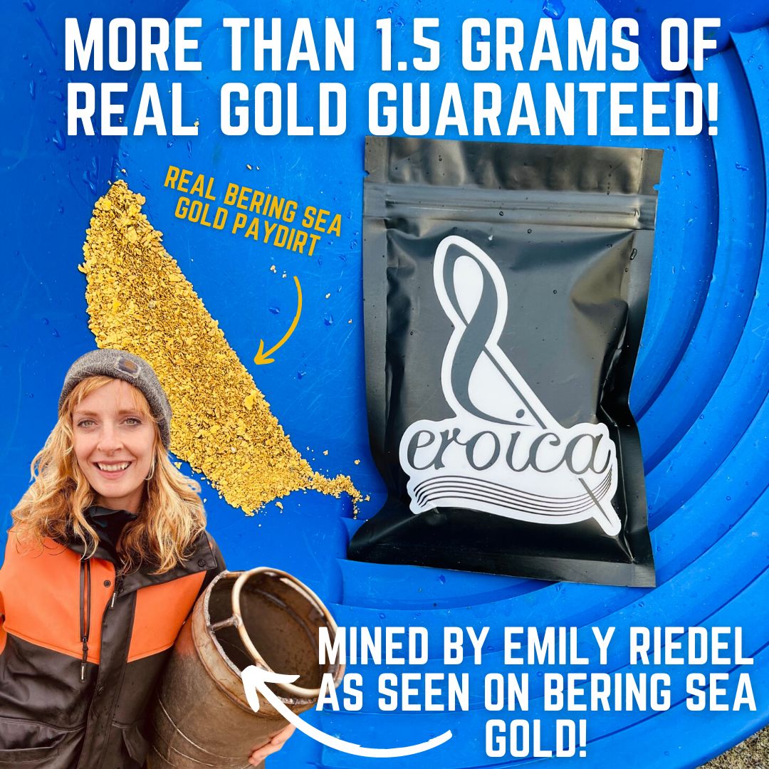 Real Bering Sea Gold Paydirt from Emily Riedel