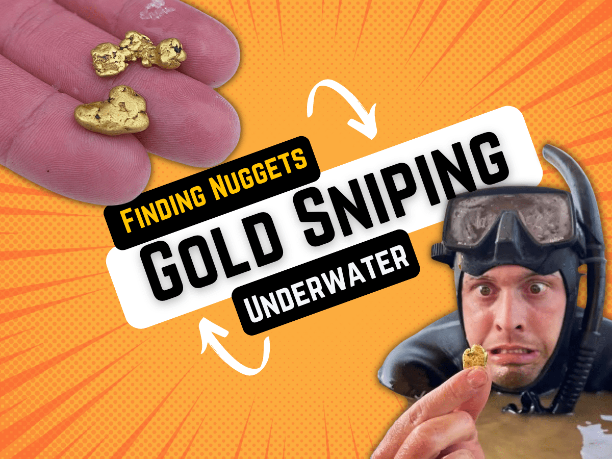 finding nuggets gold sniping underwater