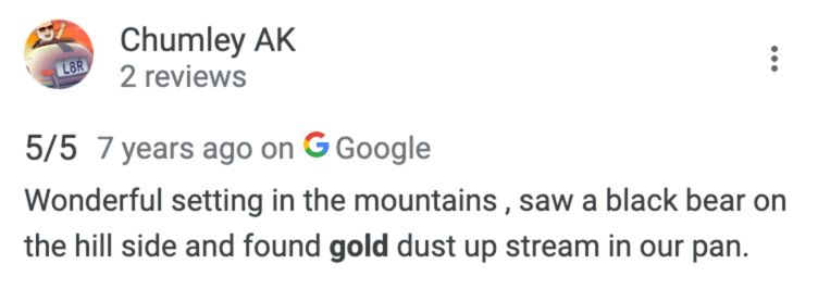 Turnagain Pass Gold Panning Alaska