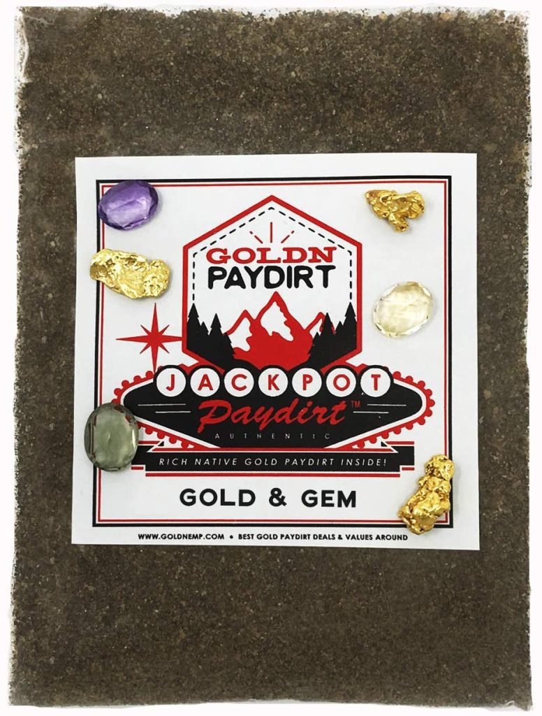 Jackpot gold and gem pay dirt on Amazon