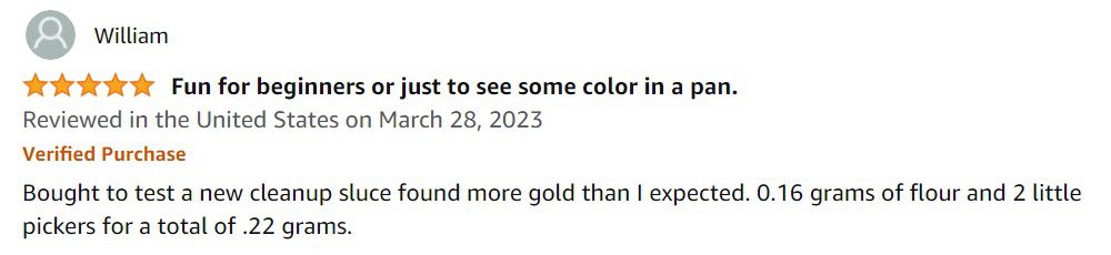 Gold Krums Mini Paydirt review